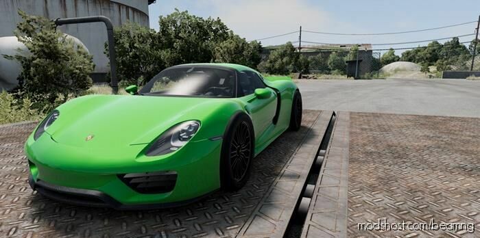 BeamNG Porsche Car Mod: 918 Spyder (Featured)