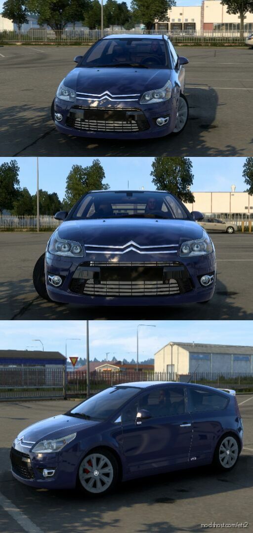 ETS2 Citroen Car Mod: C4 VTS 2009 1.47 (Featured)