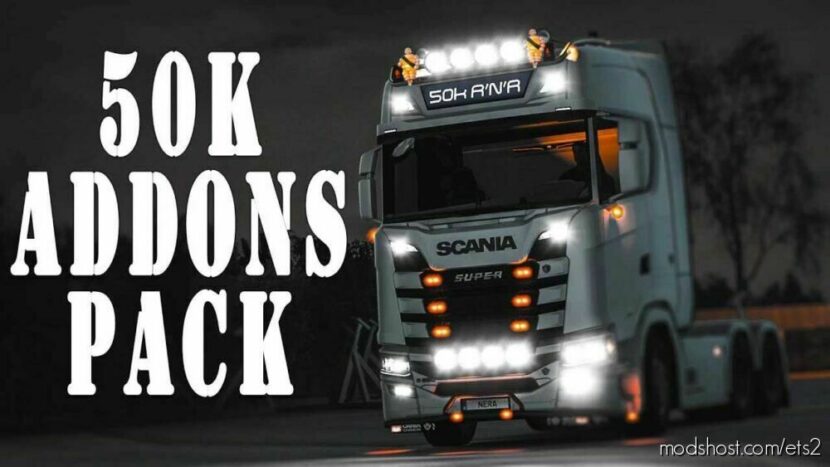 ETS2 Part Mod: 50K Addons Pack 1.47 (Featured)