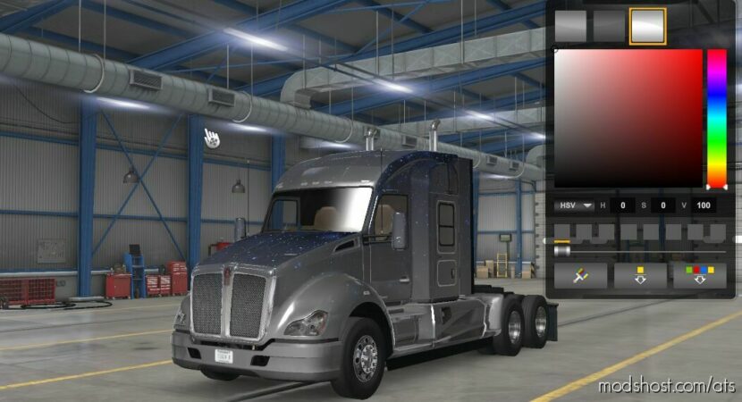 ATS Kenworth Mod: Sky-Stars Kenworth T680 Skin (Featured)