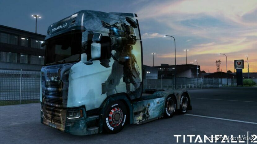 ETS2 Scania Mod: Titanfall 2 Skin (Featured)