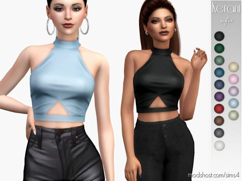 Sims 4 Everyday Clothes Mod: Kerani Top (Featured)