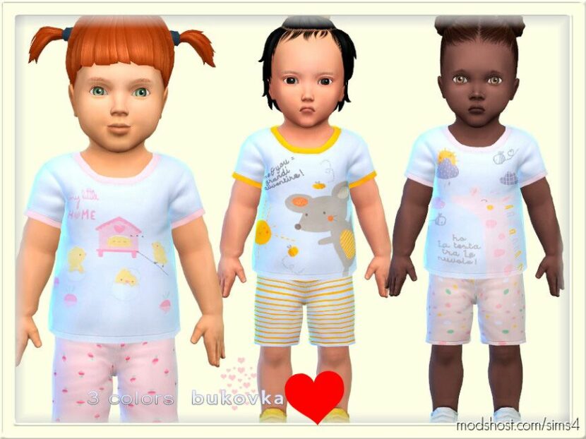 Sims 4 Female Clothes Mod: Infant Summer Set (Featured)