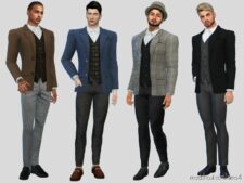 Sims 4 Teen Clothes Mod: Hilary Suit Jacket (Featured)