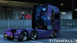 ETS2 Scania Mod: Titanfall 2 Woman Skin (Image #3)