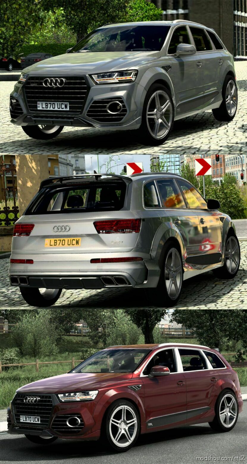 ETS2 Audi Car Mod: SQ7 4M V1.4 1.47 (Featured)