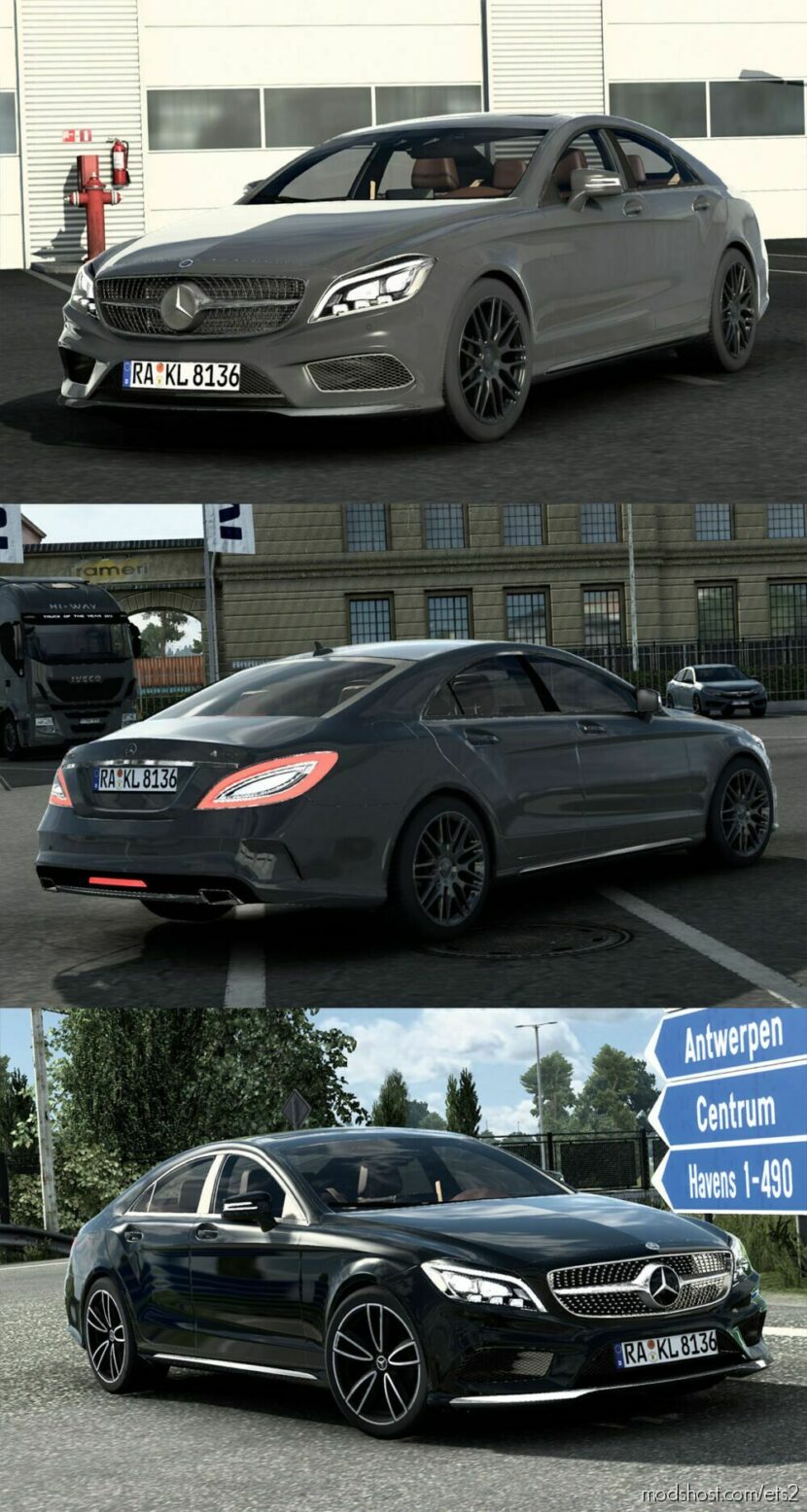 ETS2 Mercedes-Benz Car Mod: C218 Cls-Class V2.6 1.47 (Featured)