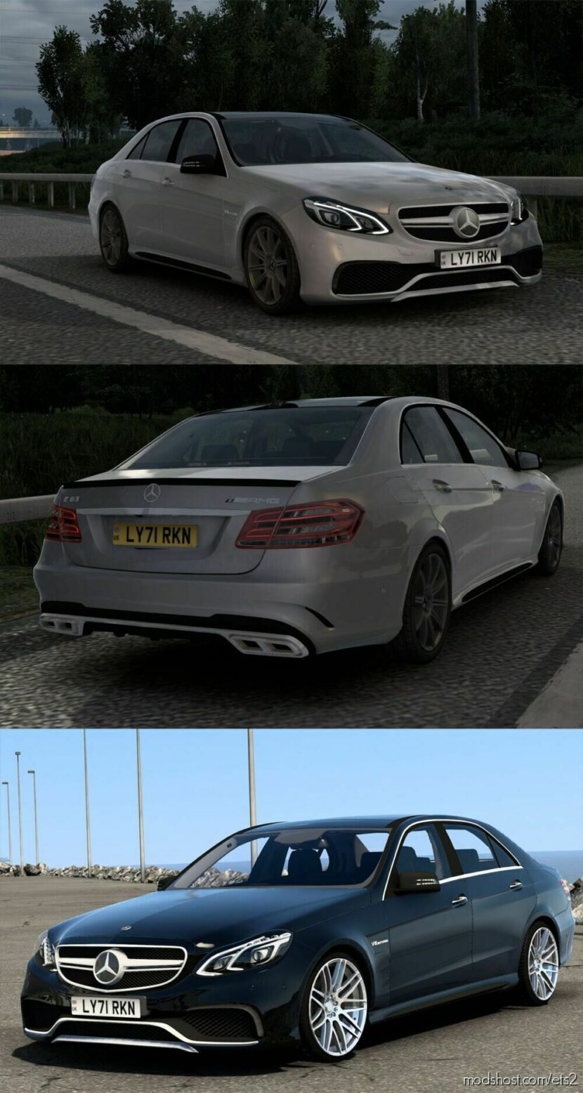 ETS2 Mercedes-Benz Car Mod: W212 2016 E63 AMG S V4.5 1.47 (Featured)