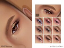 Sims 4 Female Makeup Mod: Eyeshadow N206 (Featured)