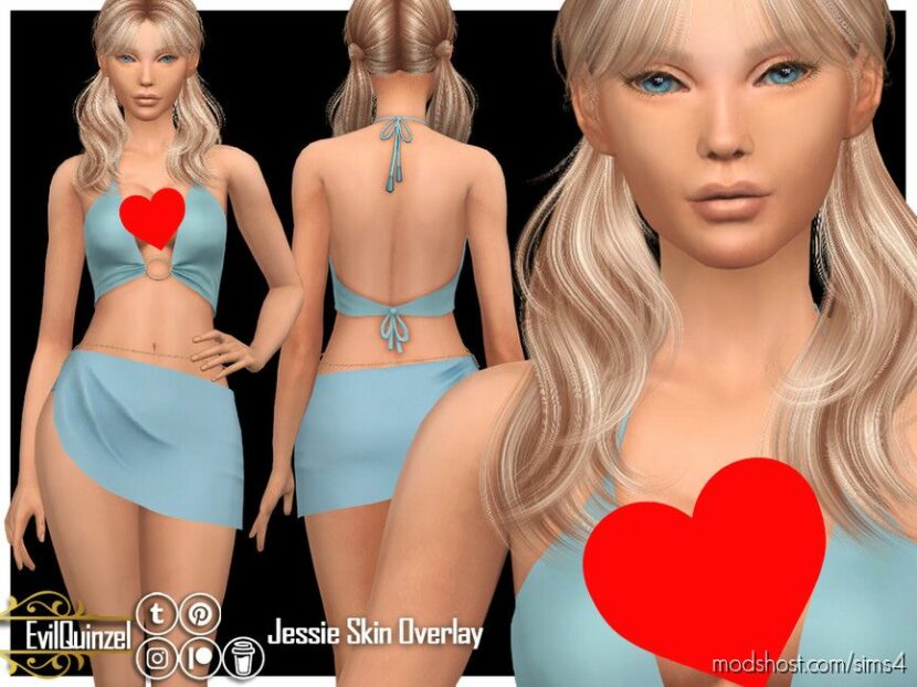 Sims 4 Female Skintone Mod: Jessie Skin Overlay (Featured)