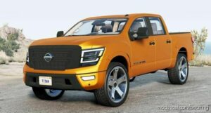 BeamNG Pickup Car Mod: Nissan Titan (Featured)