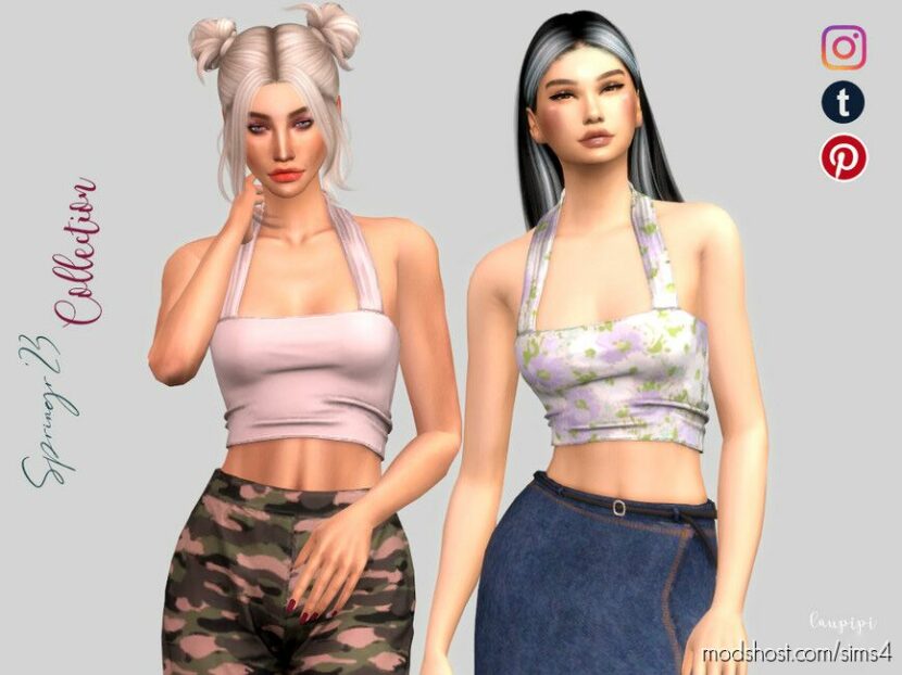 Sims 4 Adult Clothes Mod: Tank Top - TP474 (Featured)