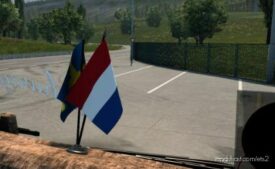 ETS2 Mod: Swedish&Dutch Flag For Interior (Image #2)