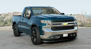 BeamNG Chevrolet Car Mod: Silverado Regular CAB Daintree (Featured)