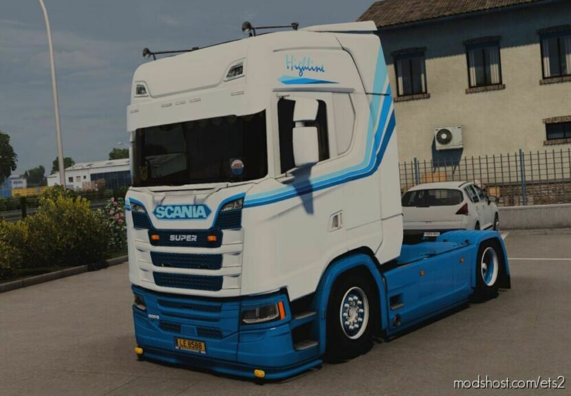 ETS2 Scania Mod: PDV Truckstyling Scania S Skin (Featured)