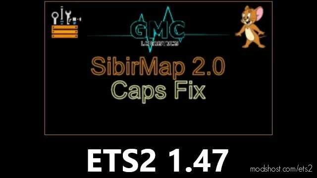 ETS2 Mod: Sibirmap 2.0 Caps FIX V1.2 1.47 (Featured)