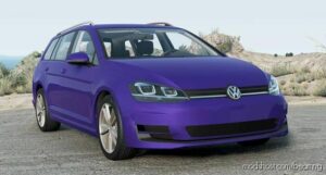 BeamNG Volkswagen Car Mod: Golf Variant MK7 (Featured)