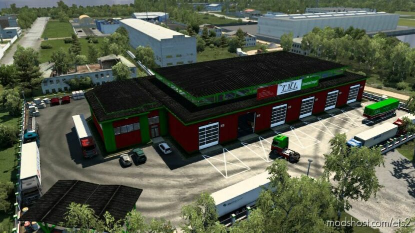 ETS2 Mod: BIG GARAGE T.M.L. by maury79 1.47 (Featured)