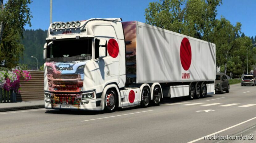 ETS2 Scania Mod: Japan Skin (Featured)