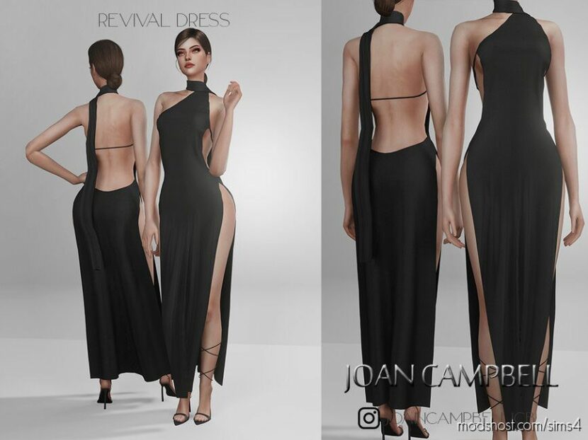 Sims 4 Everyday Clothes Mod: Revival Dress (Featured)