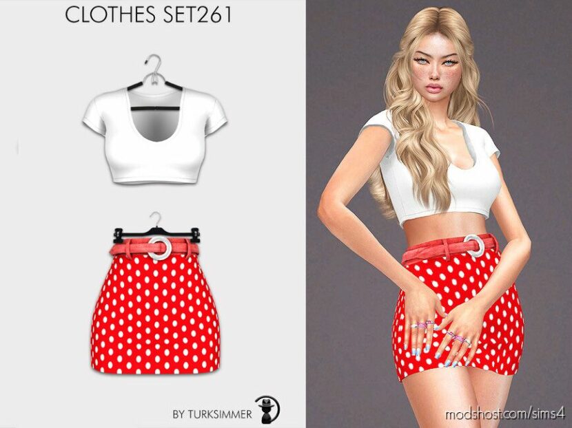 Sims 4 Elder Mod: Clothes SET261 (Featured)