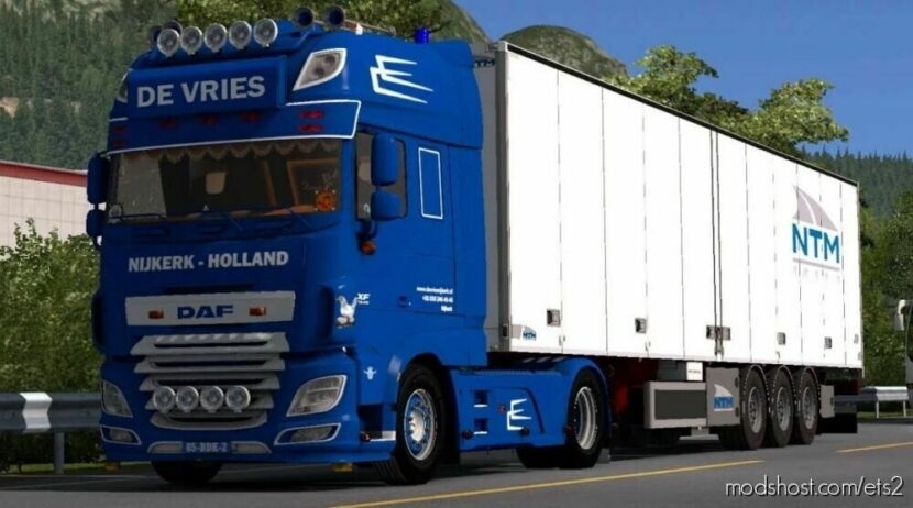 ETS2 DAF Truck Mod: XF 116 Devries V4.5 1.47 (Featured)