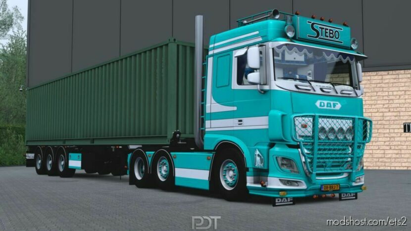 ETS2 DAF Truck Mod: XF Stebo And Trailer 1.47 (Featured)