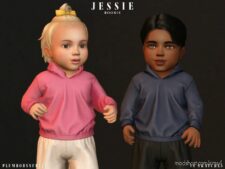 Sims 4 Male Clothes Mod: JESSIE SET (Hoodie & shorts) (Featured)