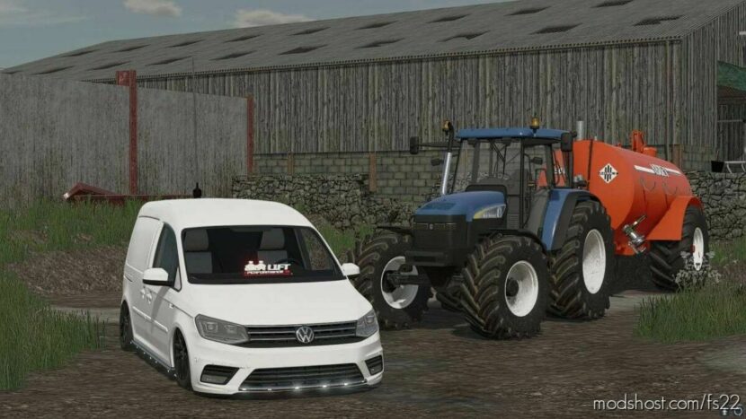 FS22 Volkswagen Car Mod: Caddy Edit (Featured)