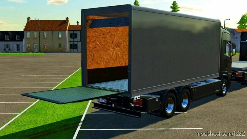 FS22 Scania Truck Mod: S BOX With Tailgate (Featured)