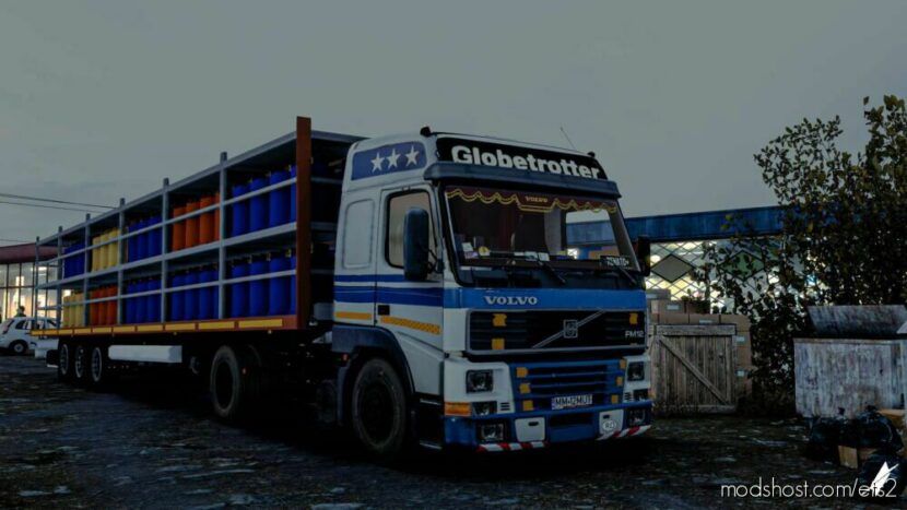 ETS2 Volvo Truck Mod: FM12 1999 + Trailer Rostyle By Renato (Featured)