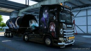 ETS2 Scania Mod: S NG Anime Trans Combo Skin (Image #2)