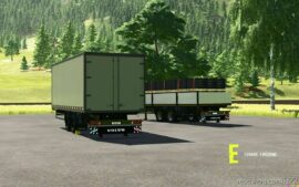 FS22 Volvo Mod: EDM Volvo Trailer Long Version With Autoload (Image #3)