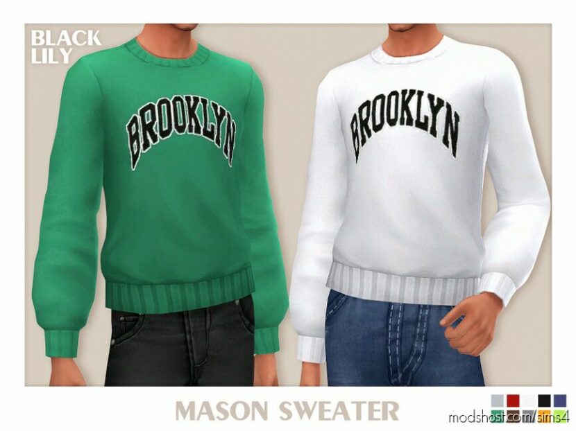 Sims 4 Adult Clothes Mod: Mason Sweater (Featured)