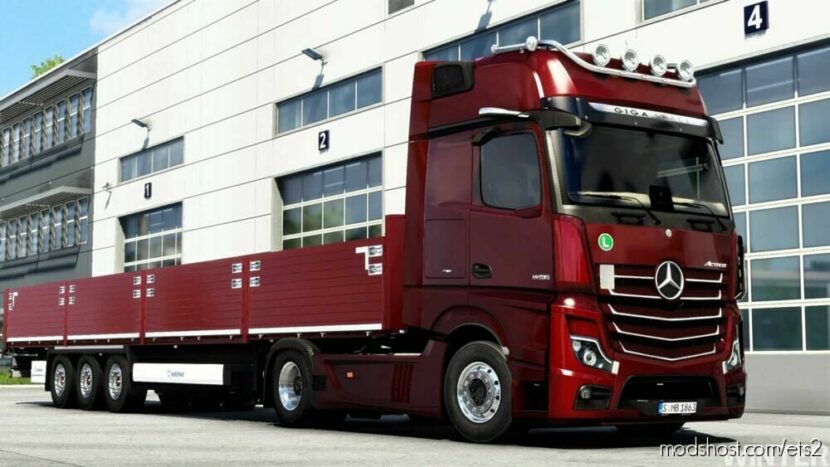 ETS2 Standalone Truck Mod: Mercedes Benz NEW Actros 2019 V2.0 1.47 (Featured)