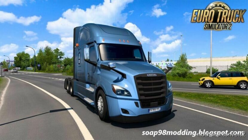 ETS2 Standalone Truck Mod: Freightliner Cascadia 2019 V1.2.2 (Featured)