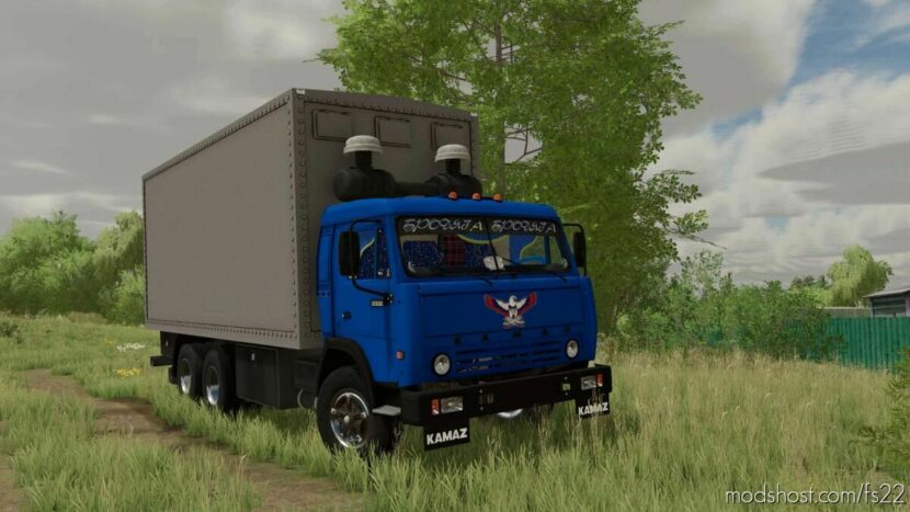 FS22 Kamaz Truck Mod: 53212 (Featured)