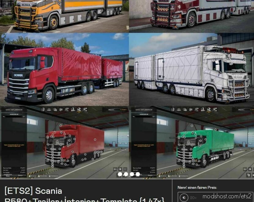 ETS2 Realistic Truck Mod: Scania S 580 Megamod 1.47 (Featured)