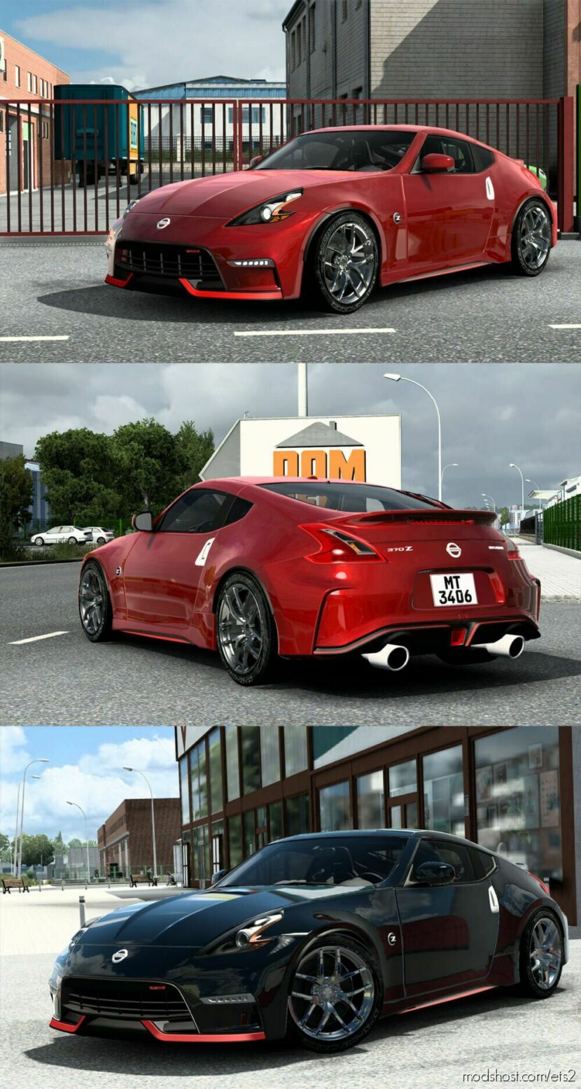 ETS2 Nissan Car Mod: 370Z Nismo V3.1 1.47 (Featured)