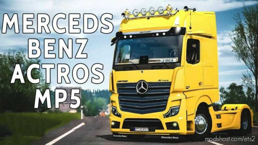 ETS2 Mercedes-Benz Truck Mod: Mercedes Benz Actros MP5 1.47 (Featured)