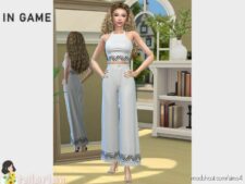 Sims 4 Elder Clothes Mod: Maeve Summer Set (Image #2)