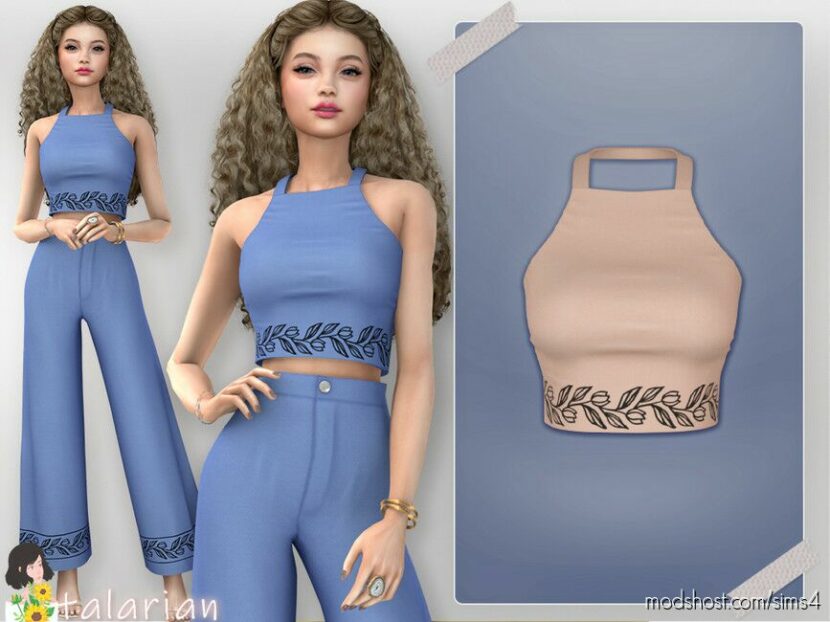 Sims 4 Elder Clothes Mod: Maeve Summer Set (Featured)