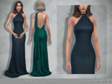 Sims 4 Adult Clothes Mod: Apollonia Gown (Featured)