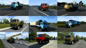 ETS2 MAZ Mod: Traffic Pack 1.47 (Featured)