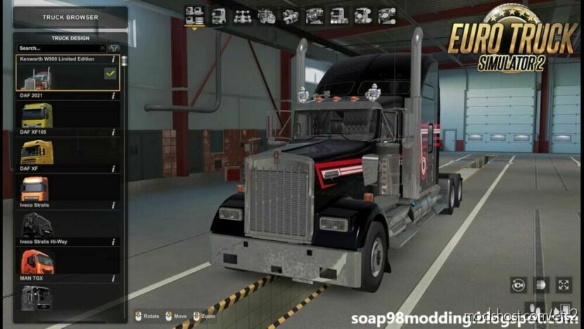 ETS2 Standalone Truck Mod: Kenworth W900 Limited Edition By Soap98 V1.1.0 (Featured)