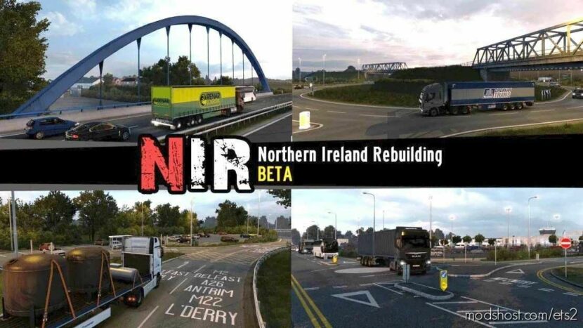 ETS2 Map Mod: Northern Ireland Rebuilding V0.50 1.47 (Featured)