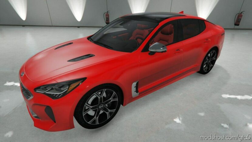 GTA 5 KIA Vehicle Mod: Stinger GT 2018 (Featured)