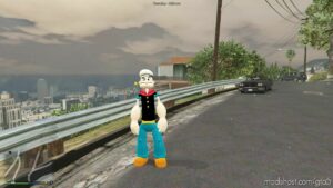 GTA 5 Player Mod: Popeye Add-On PED V1.5 (Image #5)