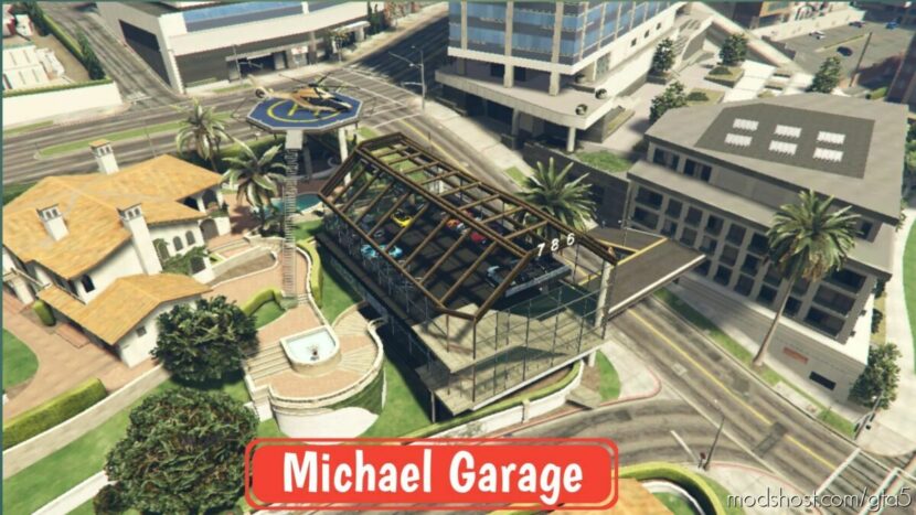 GTA 5 Map Mod: Michael Garage Add-On SP / Fivem V2.0 (Featured)