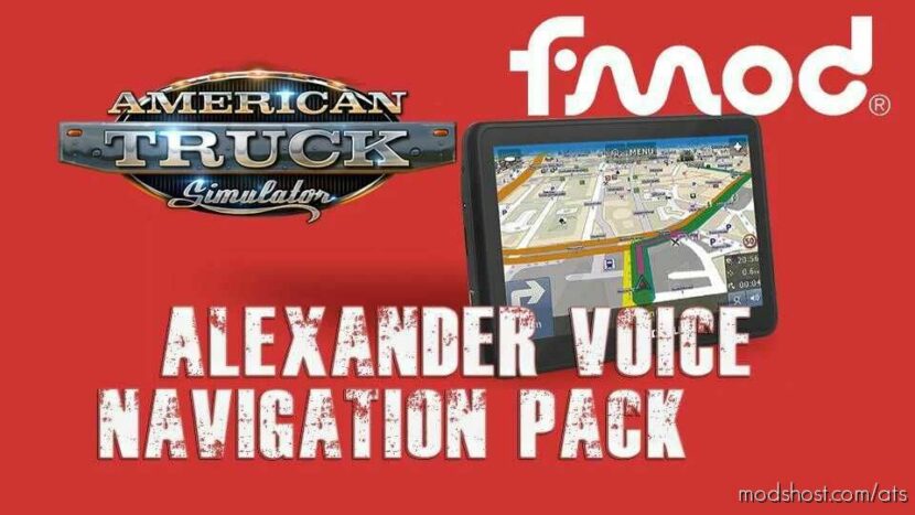 ATS Navigation Sound Mod: Alexander Voice Navigation Pack V2.3 (Featured)